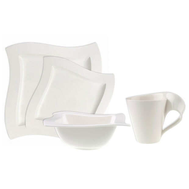New Wave - 4 pc Plc Set-New Sq Salad