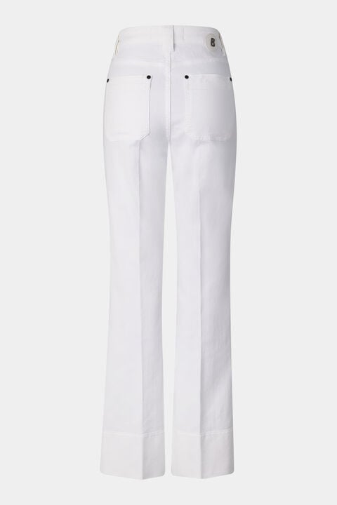 Flared Fit Jeans Devin In White