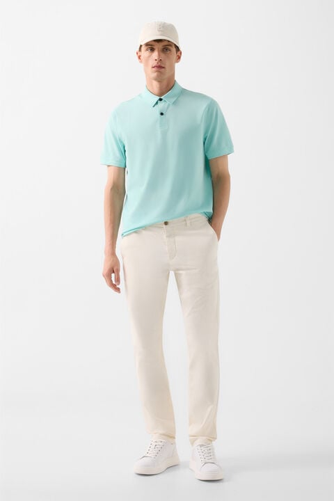 Chinos Cotton Chino In Off-White