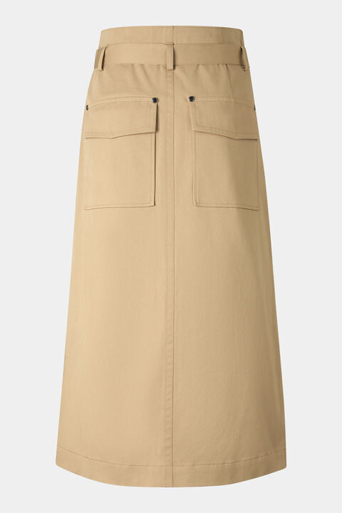 Jocy Wrap Skirt In Camel