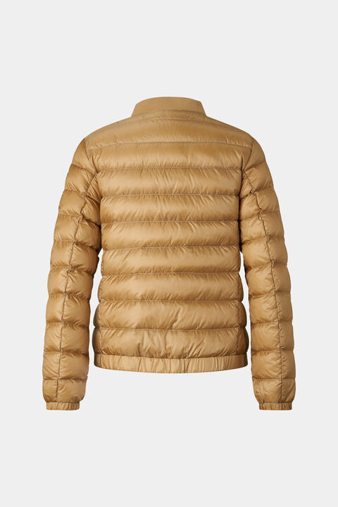 Marybel Lightweight Down Jacket In Camel