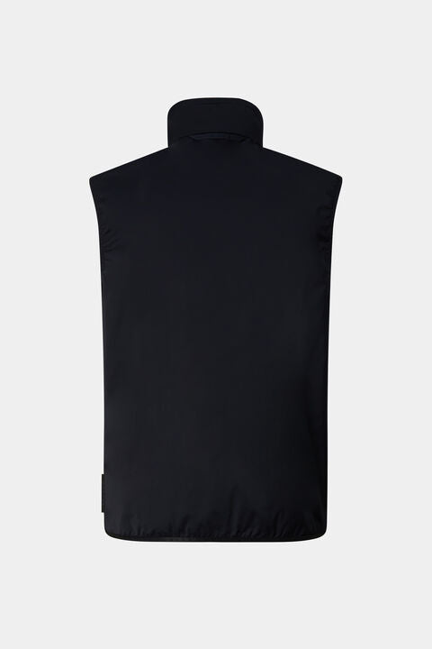 Jonny Lightweight Waistcoat In Black