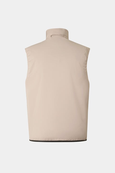 Jonny Lightweight Waistcoat In Sand