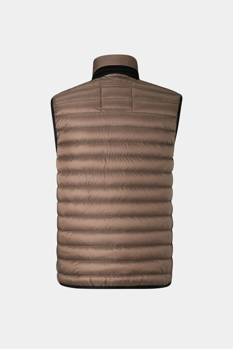 Lasse Lightweight Down Waistcoat In Mud