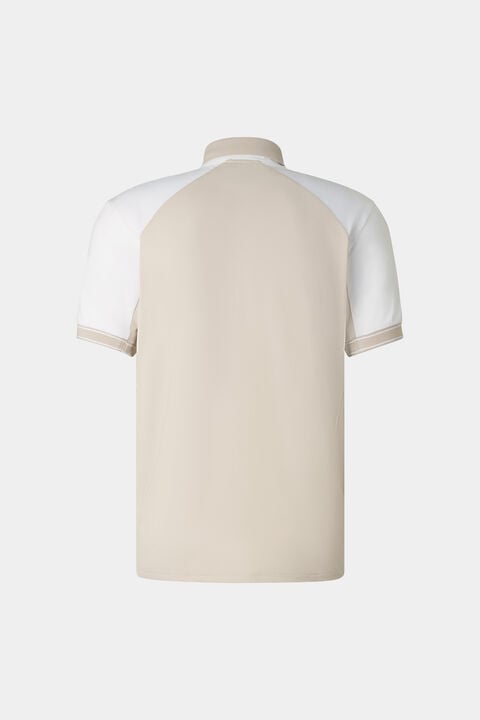 Fabius Functional Short-Sleeved Top In Sand/White