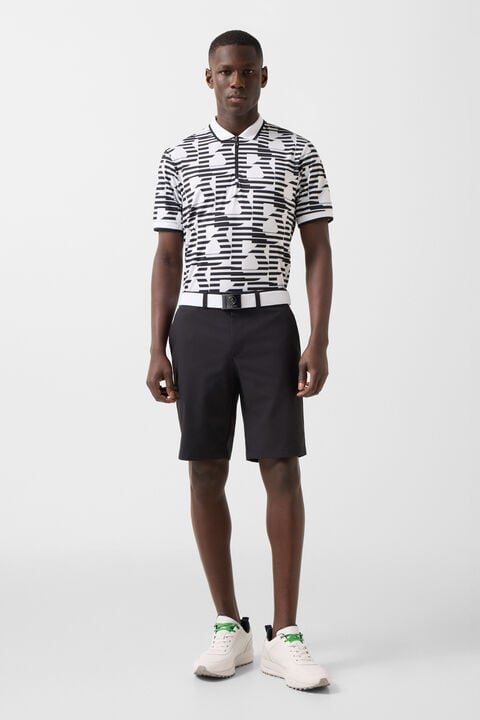 Valentin Functional Short-Sleeved Top In White/Black