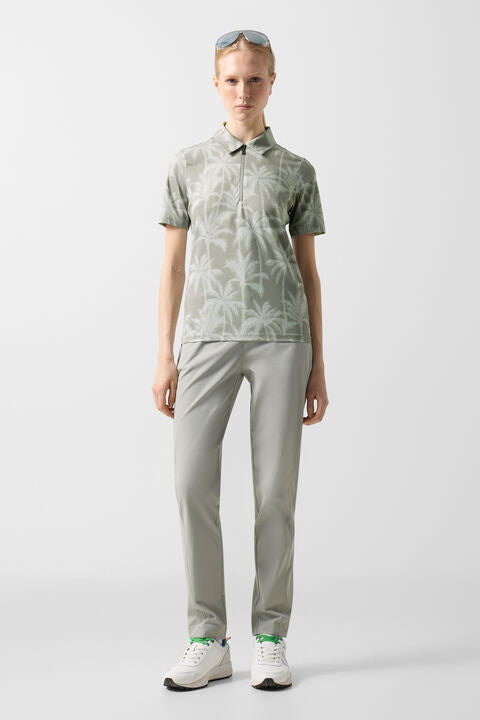 Taya Functional Short-Sleeved Top In Eucalyptus