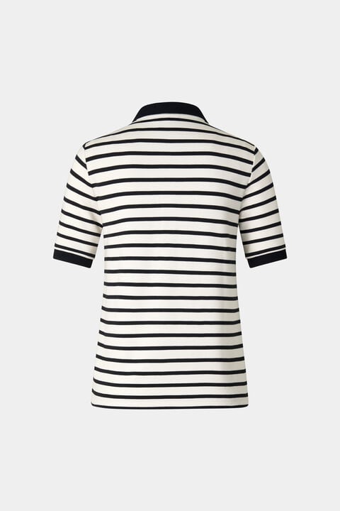 Polo Shirt Rea In Black/White