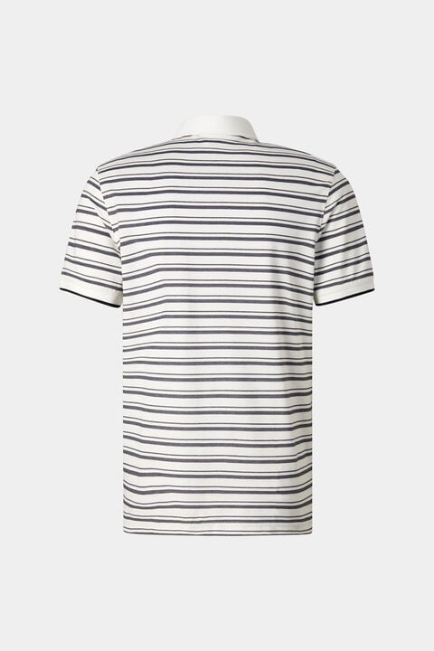 Timo Polo Shirt In Black/Off-White