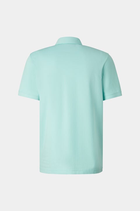 Timo Polo Shirt In Cyan-Blue