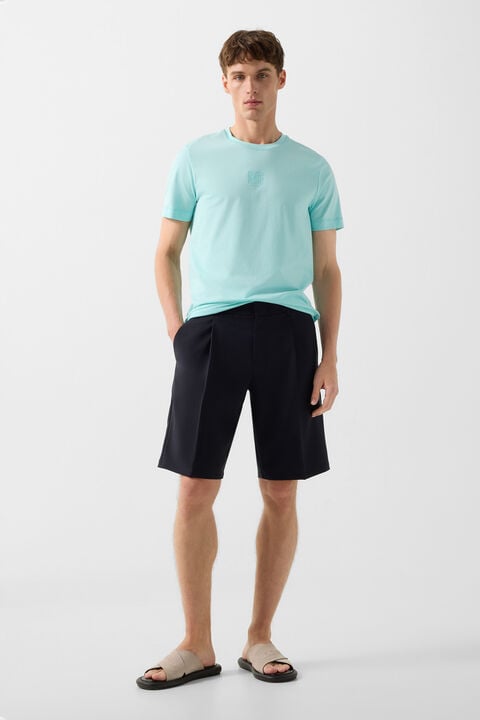 T-Shirt Roc In Cyan-Blue