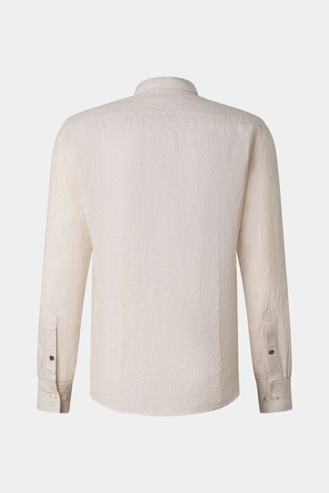 Timi Linen Shirt In Sand/White