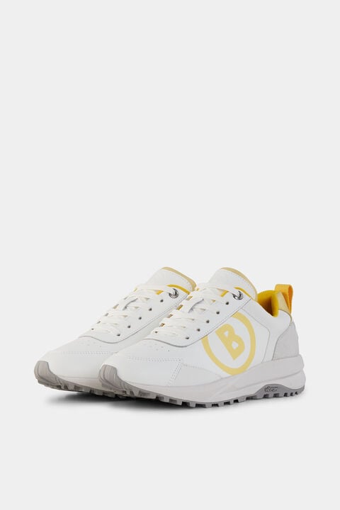 Sneaker Golf In White/Yellow