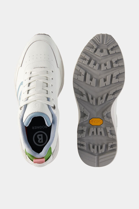 Sneaker Golf In White/Blue