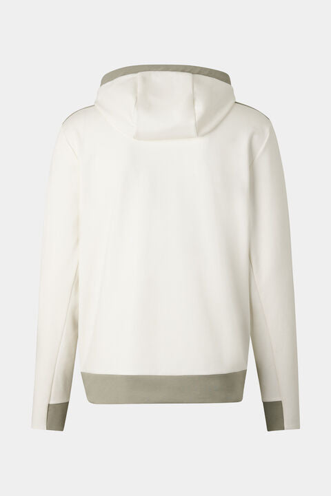 Ernesto Jersey Jacket In Off-White/Khaki