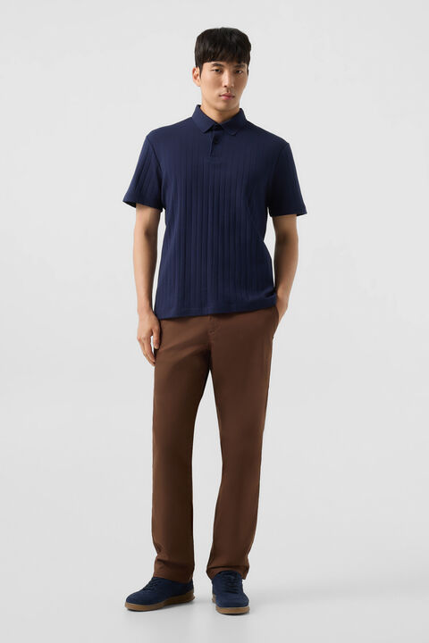 Zane Polo Shirt In Navy Blue