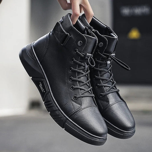 Men's Genuine Leather Martin Boots