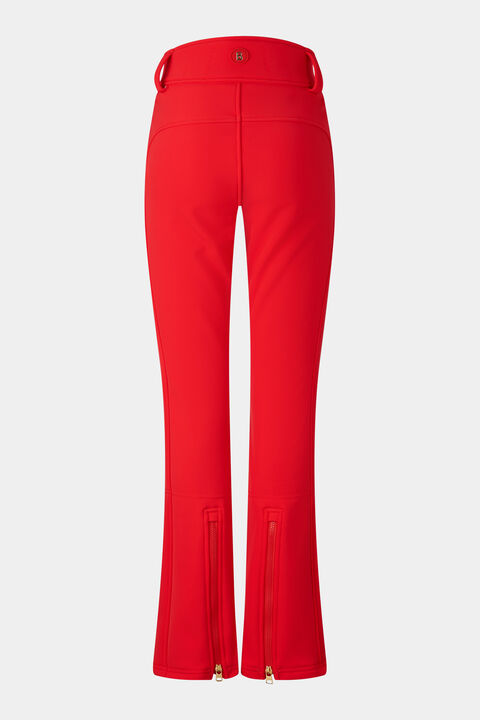 Hazel Softshell Ski Trousers In Red