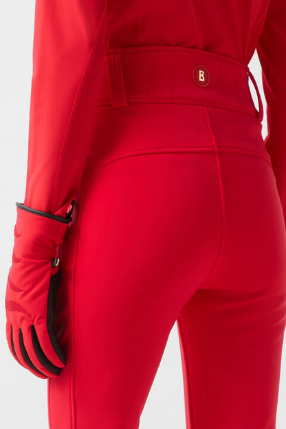 Hazel Softshell Ski Trousers In Red