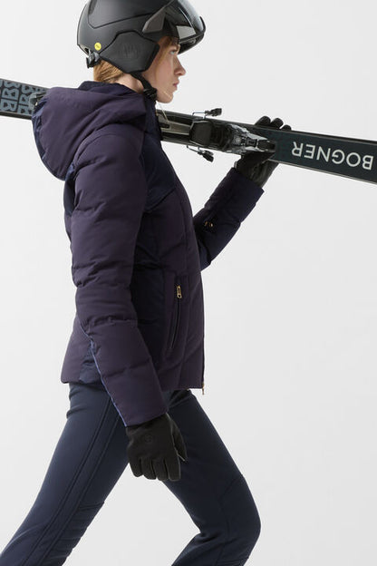 Delin Down Ski Jacket In Navy Blue