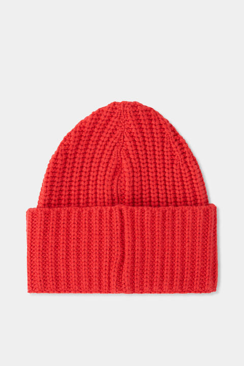 Kilian Knitted Cashmere Hat In Red