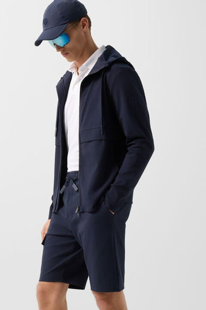 Denny Cargo Sweatshorts In Navy Blue