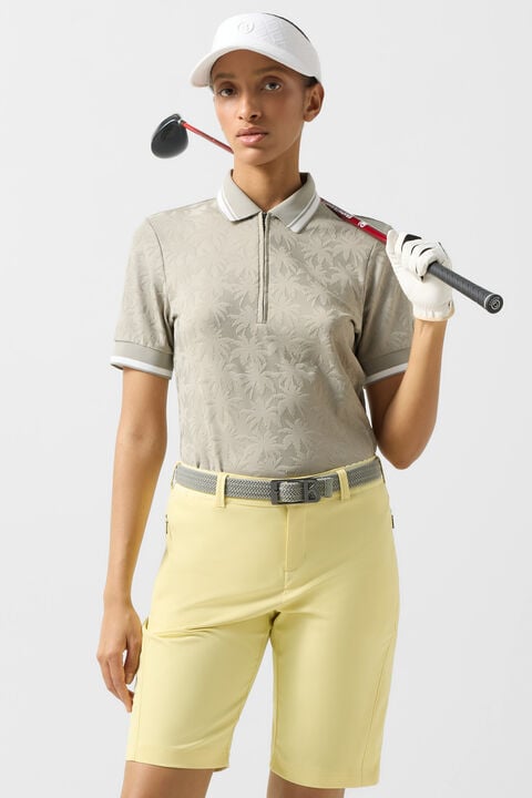 Zita Functional Bermuda Shorts In Yellow