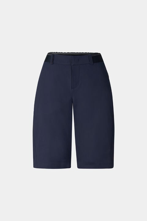 Zita Functional Bermuda Shorts In Navy Blue