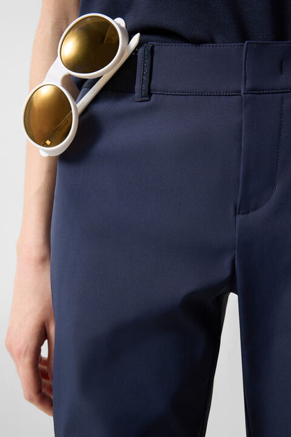 Zita Functional Bermuda Shorts In Navy Blue