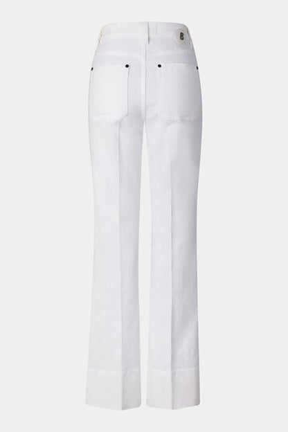 Flared Fit Jeans Devin In White