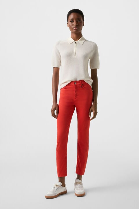 7/8 Trousers Julie In Red