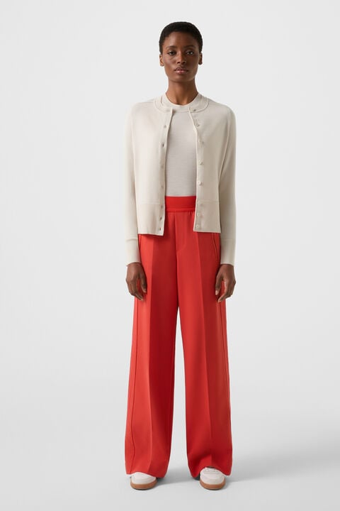 Ylvi Jersey Trousers In Red