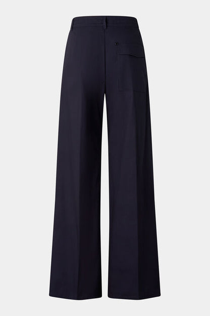 Pleated Trousers Amy In Navy Blue