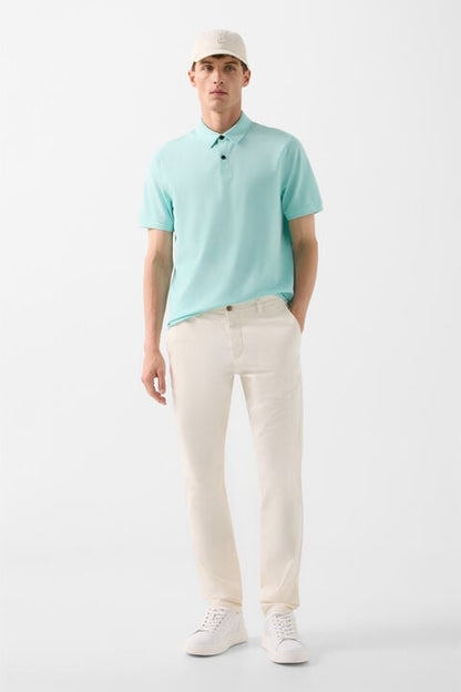Chinos Cotton Chino In Off-White