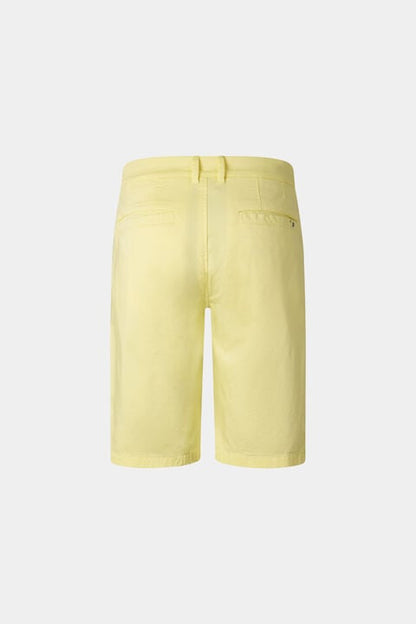 Miami Cotton Shorts In Yellow