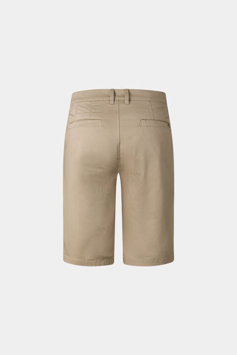 Miami Cotton Shorts In Beige