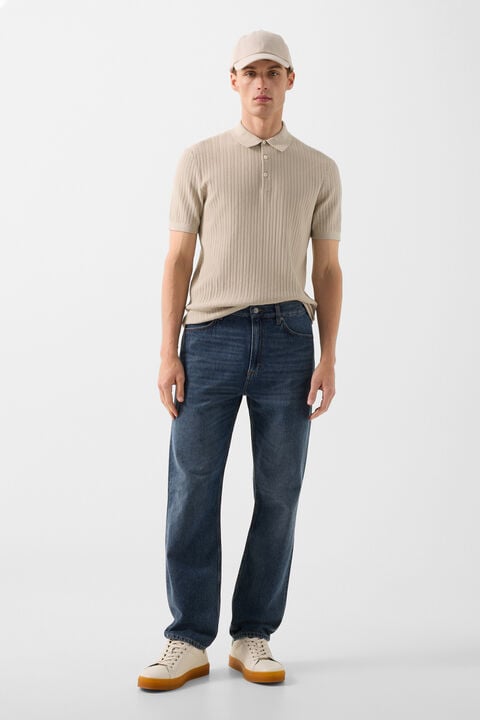 Straight Fit Jeans Travis In Denim Blue