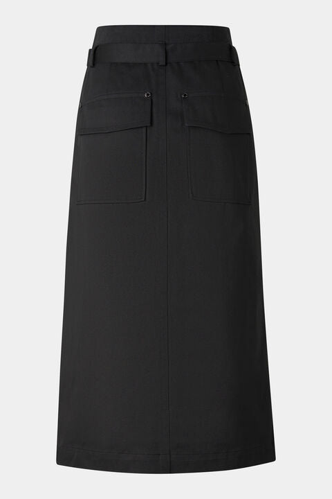 Jocy Wrap Skirt In Black