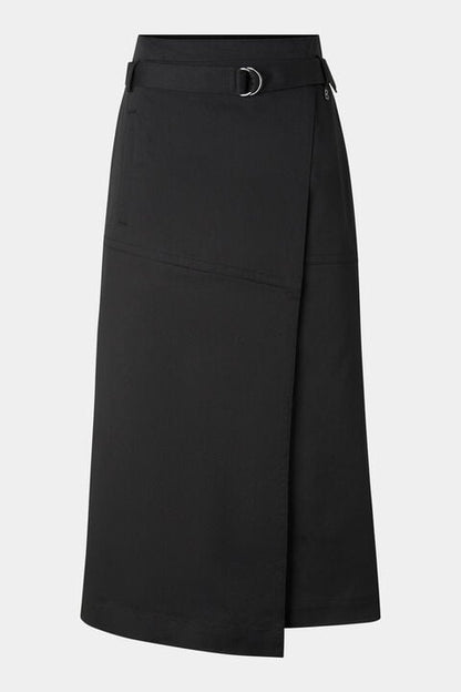 Jocy Wrap Skirt In Black