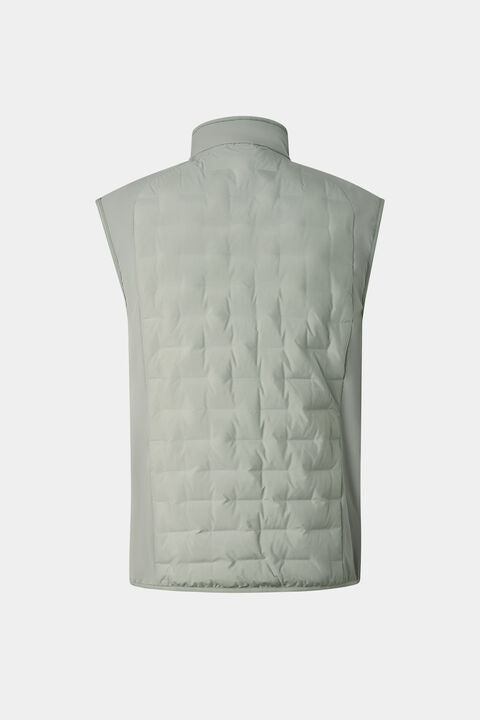 Dane Hybrid Waistcoat In Eucalyptus