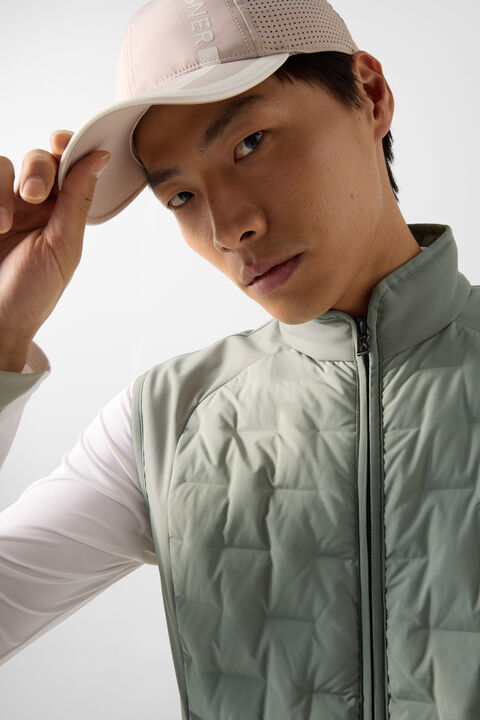 Dane Hybrid Waistcoat In Eucalyptus