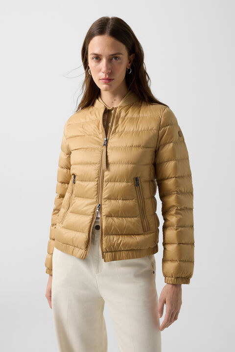 Marybel Lightweight Down Jacket In Camel