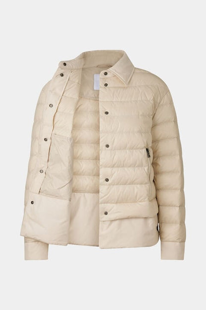 Audrey Lightweight Down Jacket In Sand