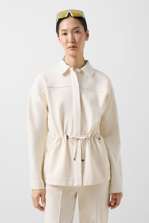 Paloma Jersey Jacket In Cream