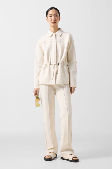 Paloma Jersey Jacket In Cream