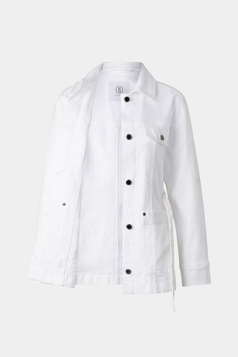 Pelin Denim Jacket In White