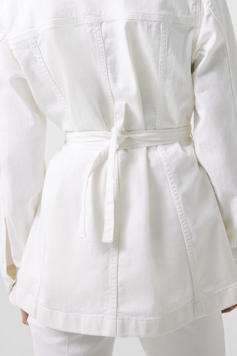 Pelin Denim Jacket In White