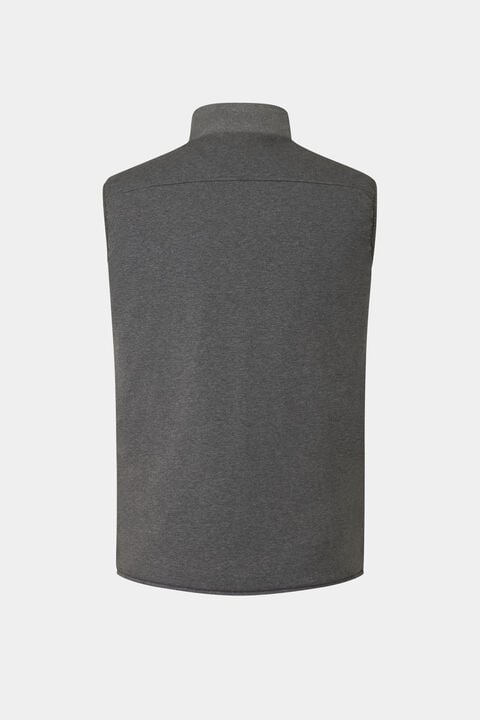Willis Reversible Waistcoat In Black/Grey