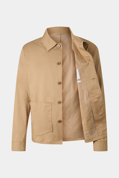 Overshirt Mirco In Camel