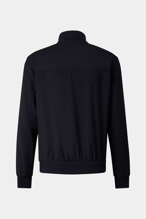 Virgin Wool Jacket Milan In Dark Blue